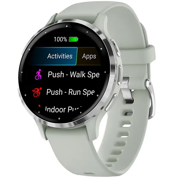 Relógio Garmin Venu 3S 010-02785-01 com GPS Wi-Fi - Verde