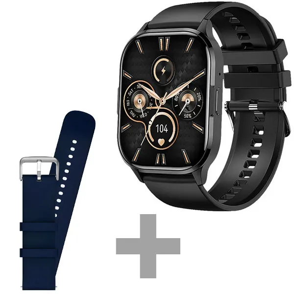 Relógio G-TiDE S3 Pro com Bluetooth - Preto + Pulsera