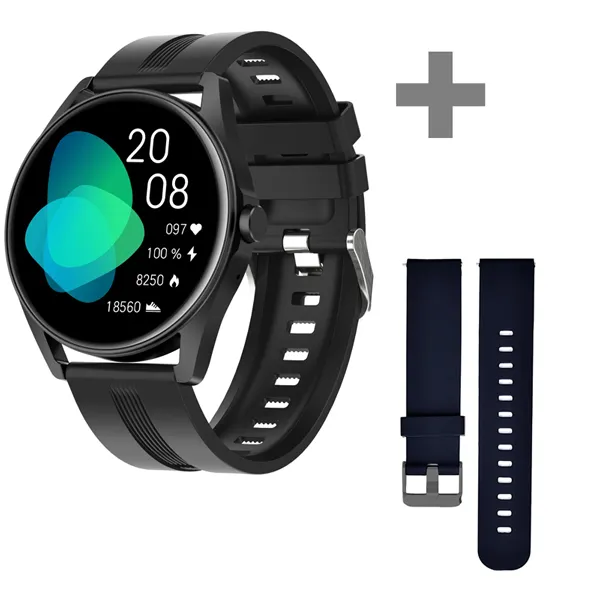 Relógio G-TiDE R3 com Bluetooth - Preto + Pulseira
