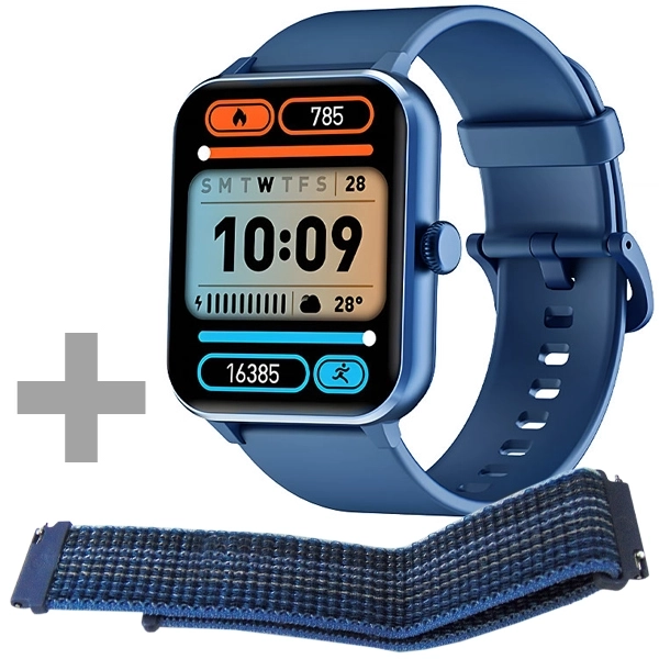 Relógio Blackview R50 com Bluetooth - Azul + Pulseira