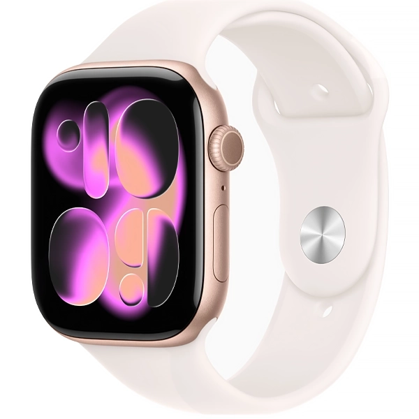 Apple Watch Series 11 46 mm S M MEV64LW A3333 GPS - Rose Gold Aluminum Light Blush Sport
