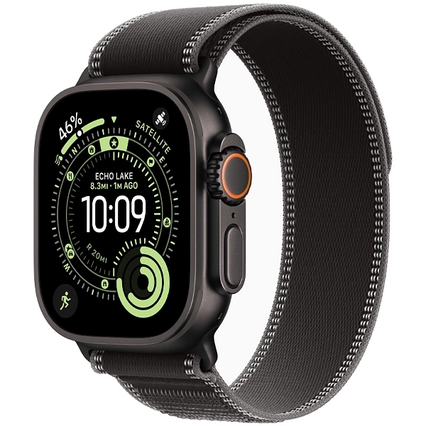 Apple Watch Ultra 3 49 mm M L MF1H4LW A3281 GPS + Celular - Black Titanium Black Charcoal Trail Loop