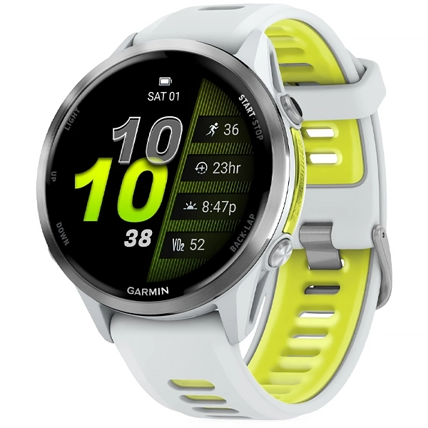 Relógio Garmin Forerunner 970 010-02969-11 com GPS Bluetooth - Branco