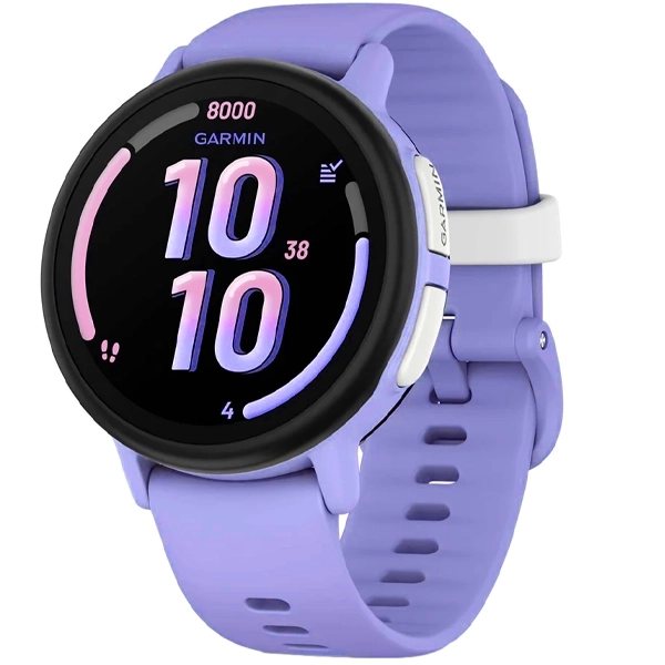 Relógio Garmin Bounce 2 Kids 010-03399-01 com GPS Wi-Fi - Preto Roxo